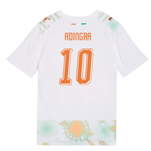 2026-2027 Ivory Coast Away Shirt (Kids) (Adingra 10)-SoccerKits Hub | Buy Soccer Jerseys Online
